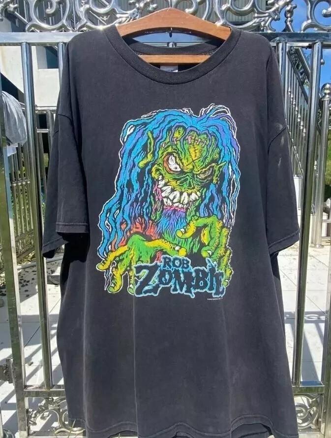 Rob Zombie Black Short Sleeve Cotton Tshirt For Men Women S5XL Unisex T-Shirt S