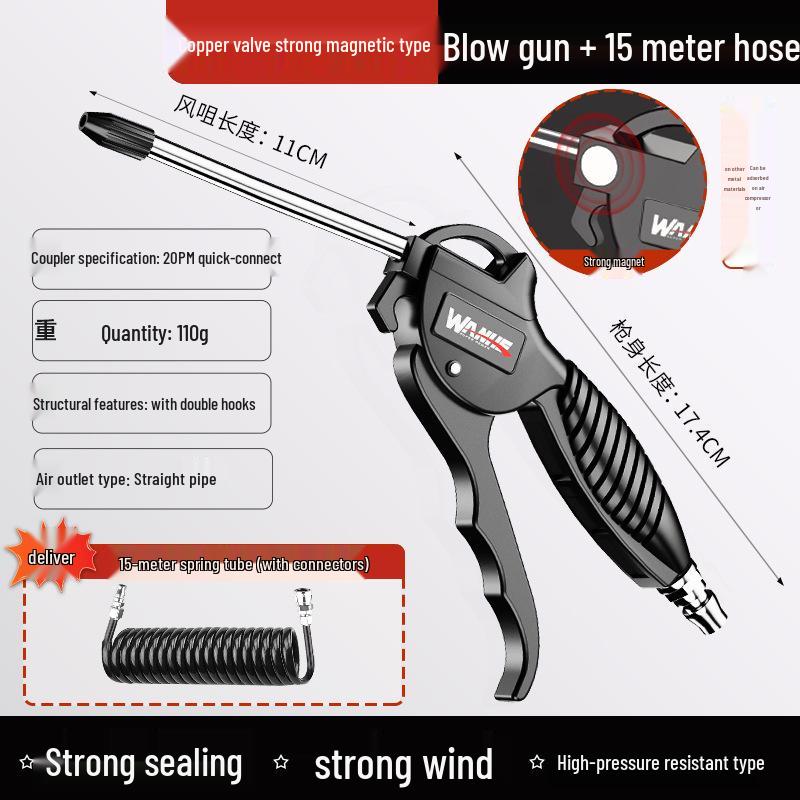 Wanhe High-Pressure Air Blow Gun for Dust Removal and Truck Inflation