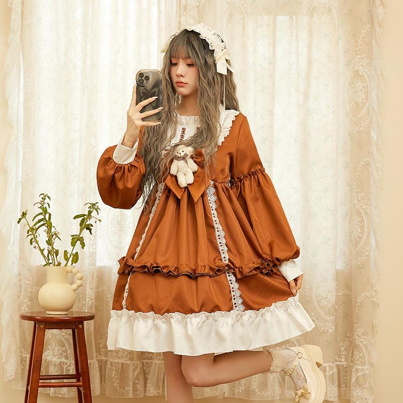 Spring Lolita Skirt Set: Cute Japanese Soft Girl Princess Dress for Daily Wear
