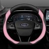 Leder-Autolenkradabdeckung für Ford Edge Puma F150 Kuga Mk1 Mk2 Escape Maverick Galaxy Taurus Equator Explorer 2000 - 2026