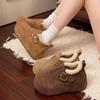 Women's thick-soled winter lightweight warm winter cold padded snow boots non-slip wear-resistant casual sneakers cotton boots fur shoes