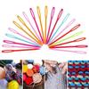 Thread Wool Sewing Needles Kids Large Eye Plastic Craft DIY Embroidery Tapestry Hand Sewing Needles Random Color