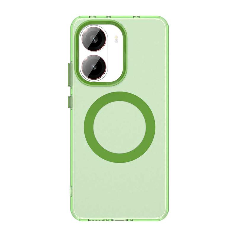 Transparent Case For Xiaomi Poco X7 Pro Case For Poco X7 Pro Magnetic Adsorption Wireless Charge Back Cover For Poco X7 Pro Case