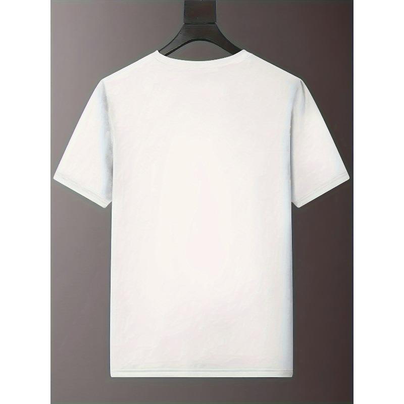 European sizes New Summer Trendy Men'S Print Short-Sleeve T-Shirt, Versatile Top for Men