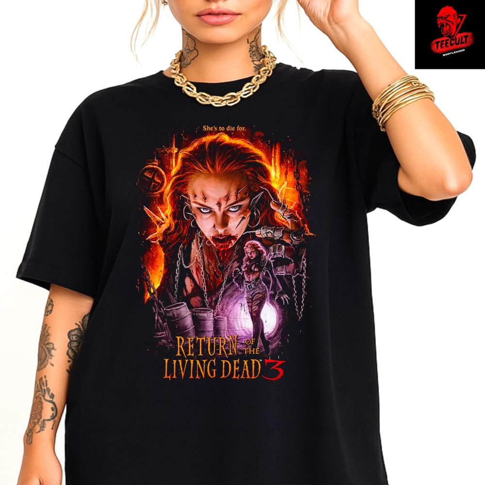 Return of the Dead Zombie Horrorfilm Unisex T-shirt Casual en Comfortabel Basislaag voor Elk Seizoen Top van Puur Katoen