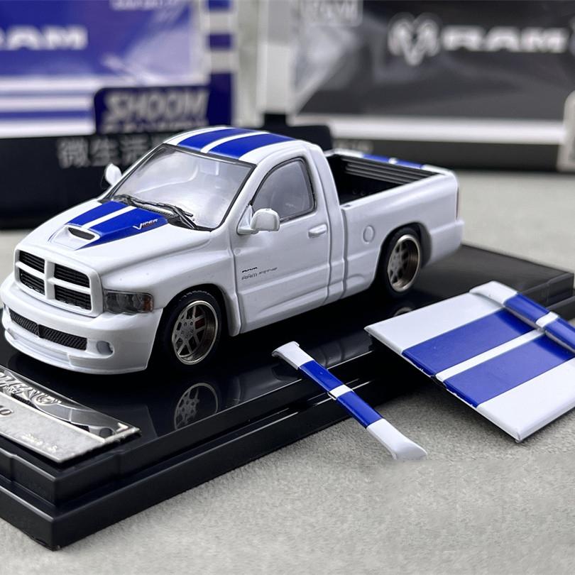 

GCD 1:64 RAM SRT-10 Picku Alloy Car Diecasts & Toy Vehicles Car Model Miniature Scale Model Car Toys For Children белый