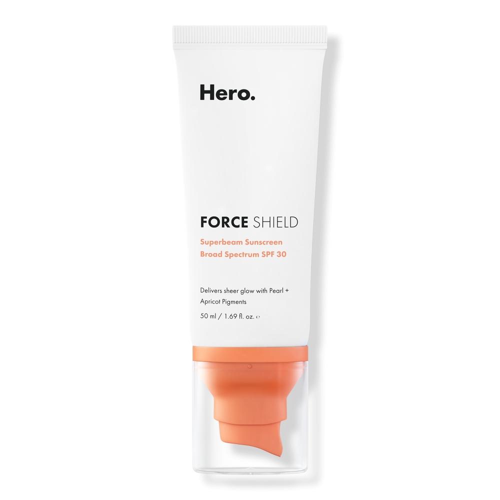 

Hero Cosmetics Force Shield Superbeam Солнцезащитный крем Абрикосовый Spf 30 1,6 унции