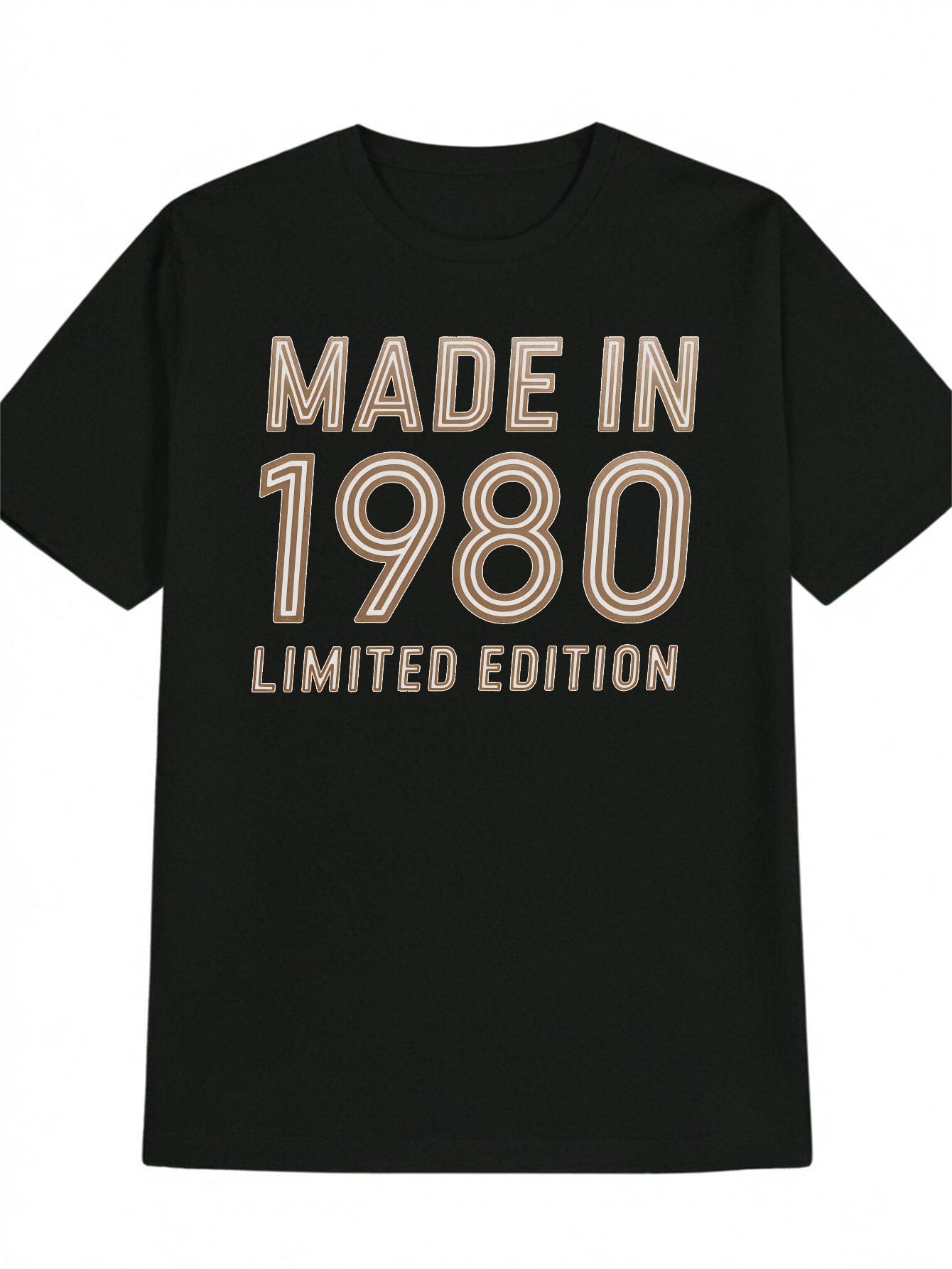 Casual 1980 Limited Edition Graphic T-shirt -  Made in 1980  Print XXL