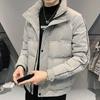 Winter Down Jacket Men's Lightweight Stand-up Collar New Slim-fitting Short Style Wrinkled Design Jacket Men's Jacket