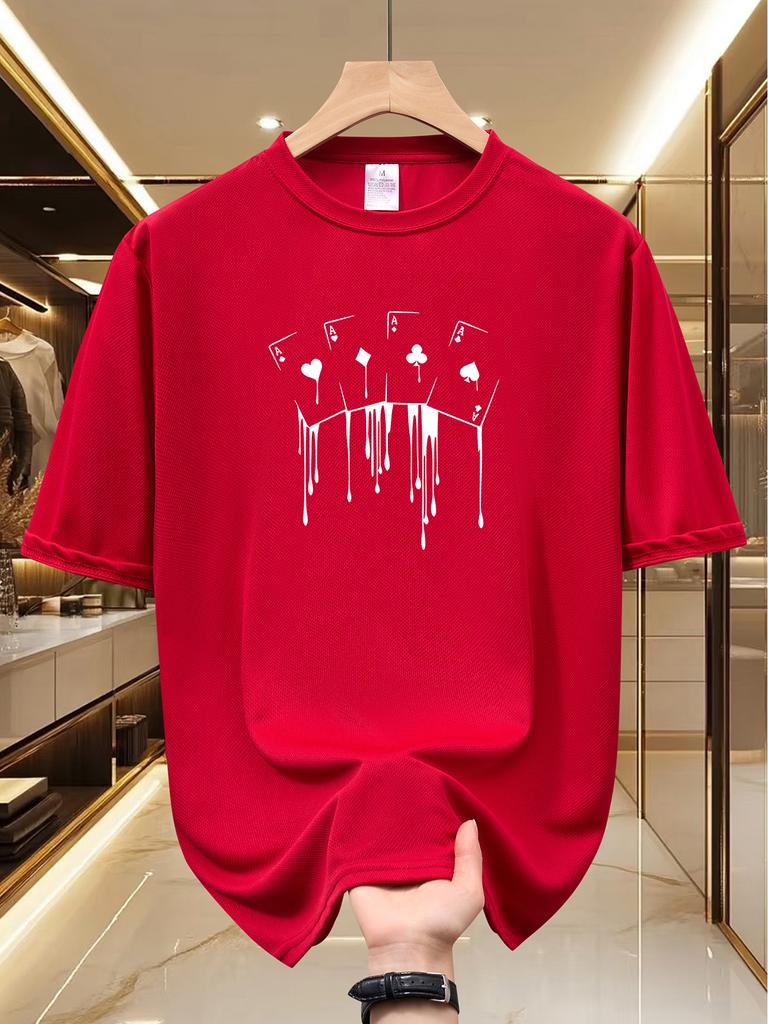 Aesthetic Flame Heart TShirt Red Fire Heart Print Casual Loose Fit Short Sleeve Gothic Tee