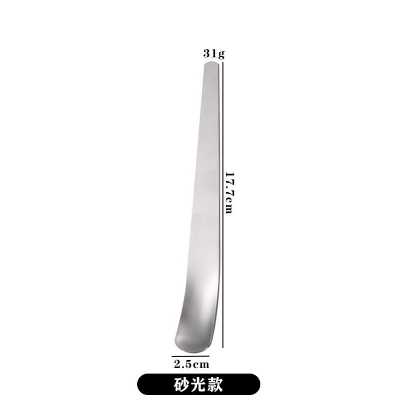 1PCS Flat Coffee Spoon Stainless Steel Coffee Stirrers Tea Spoons Ice Cream Cake Dessert Spoon Bar Kitchen Tableware