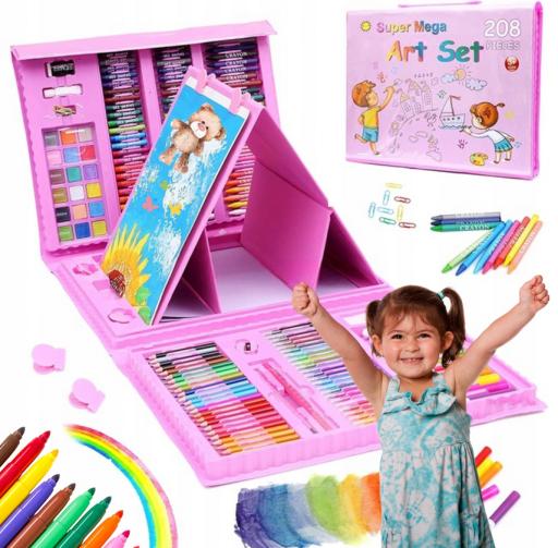 Art Set for Painting and Drawing for Children 208 Pieces