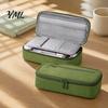 Organized Pen Storage Multi-compartment Pencil Case, Large Capacity Durable Stationery Organizer Functional Classroom Accessory Compact Wear-resistant