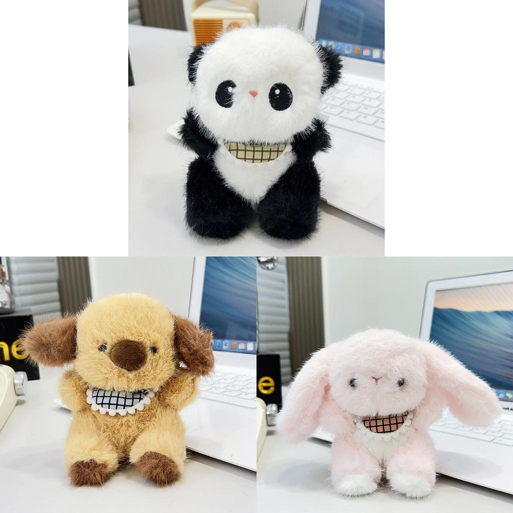 Panda Koala Plush Toy Keychain Cute Animal Decor For Kids And Teens