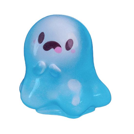 Glow in The Dark Mini Ghost Figures with Box Luminous Small Resin Ghost Figurine Miniature Ghost Garden Decor for Halloween Party Favors