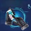 Warm Leather Gloves for Men Outdoor Skiing Cycling and Cycling Plus Velvet Thickened PU Washing Leather Winter Touch Screen Gloves