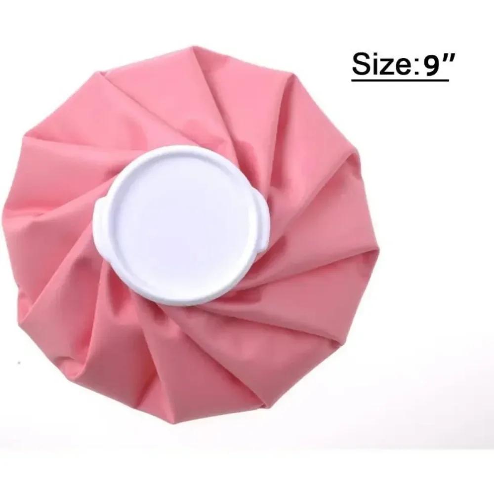 Cool Black Ice Pack Reusable Cooler Bag Breathable Material Hot & Cold Therapy Pain Relief for Knee Head Leg Injury Care Supply