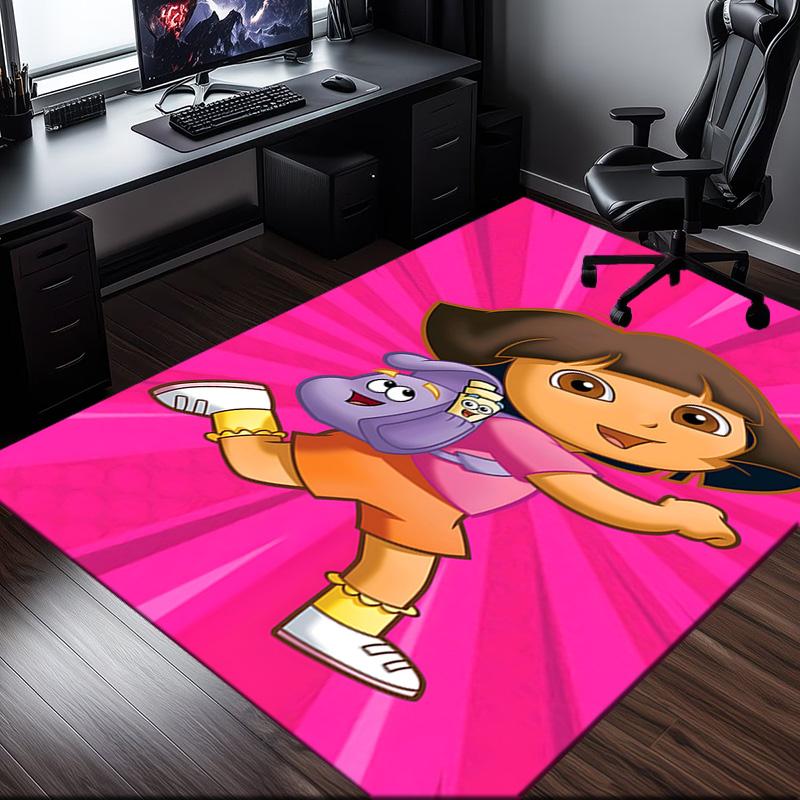 1PC Cartoon Do-ra Rug for Livingroom,Bedroom, Palyroom, Chair Rug, Area rug, Game Carpet, Large Size Rug Fan Christmas gift