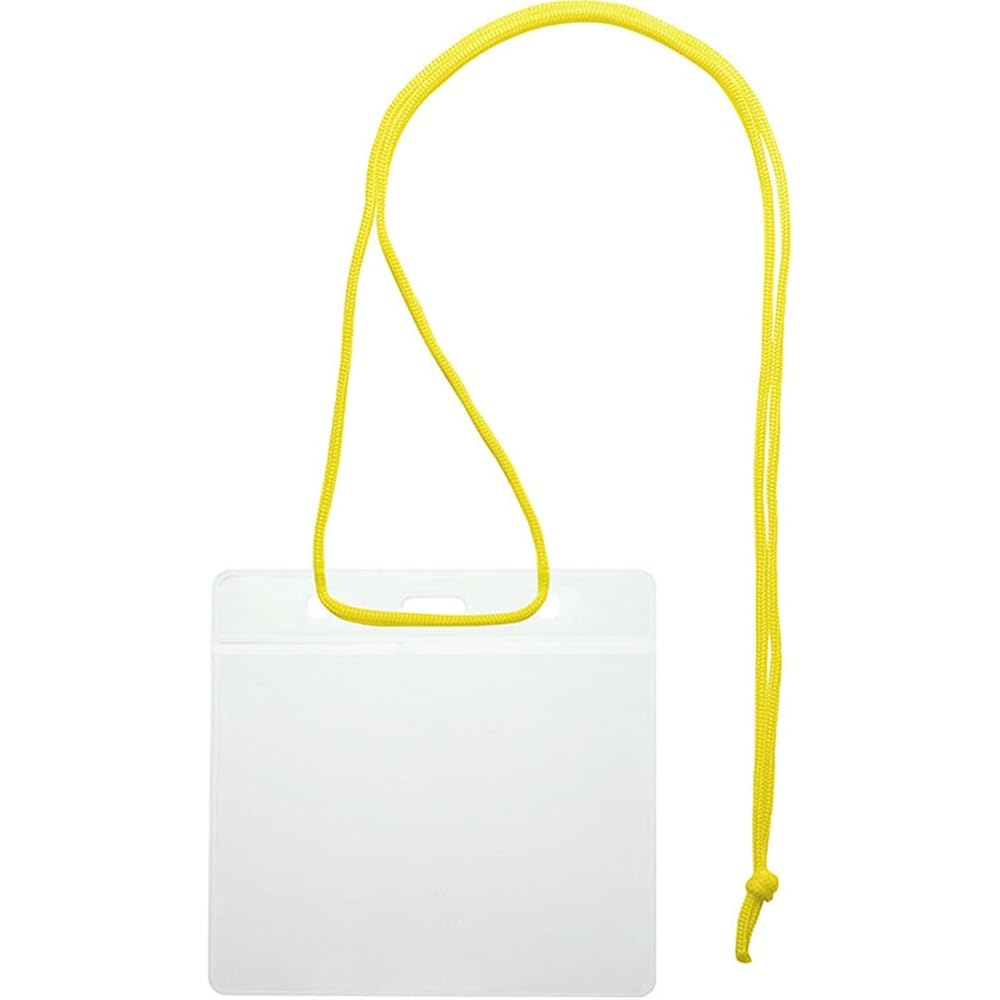 Sonic Name Tags Event Hanging Name Tags for Events, Pack of 50, Yellow, VN-343-Y