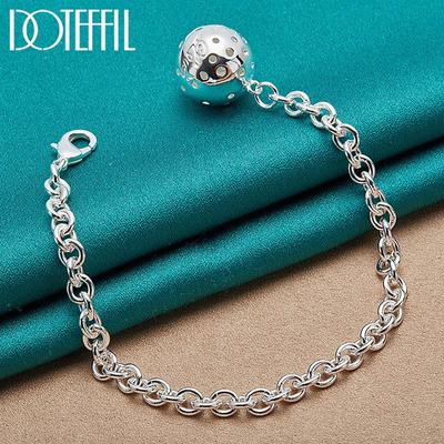 Pendant Bracelet 925 Sterling Silver Birthday Gift Charm Jewelry