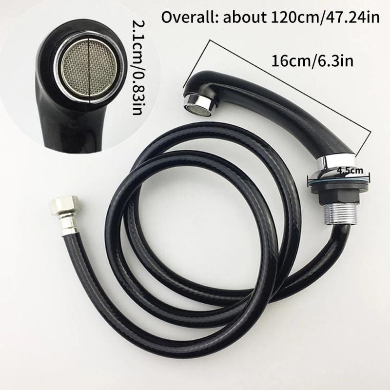 Bathroom Faucet Connector Water Sprayer Handheld Showerhead Shampoo Bowl Sprayer Head with Hose Easy To Install
