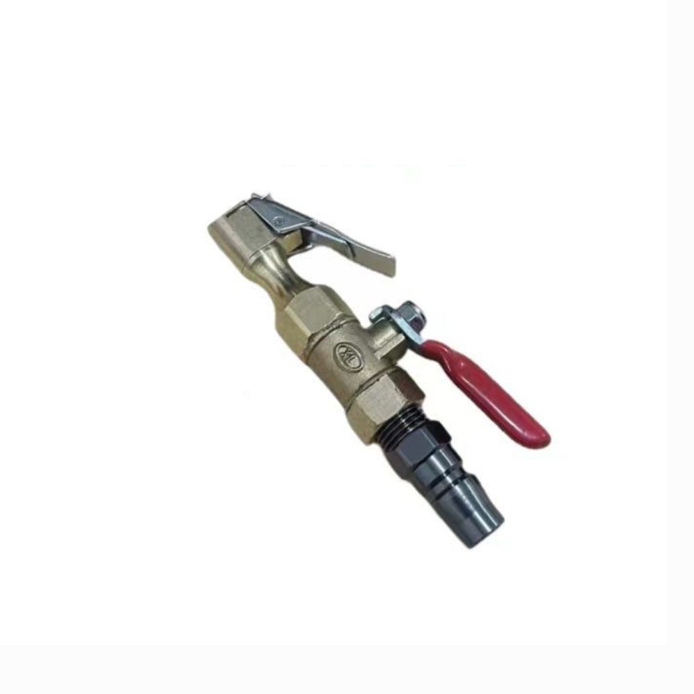 Metal Tire Inflator Chuck 9.5cm Deflation Switch Durable Tire Inflator Nozzle  for Tire Inflation