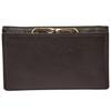 Women' Leather Wallet Wings with RFID Protection and a Roomy Interior, Black