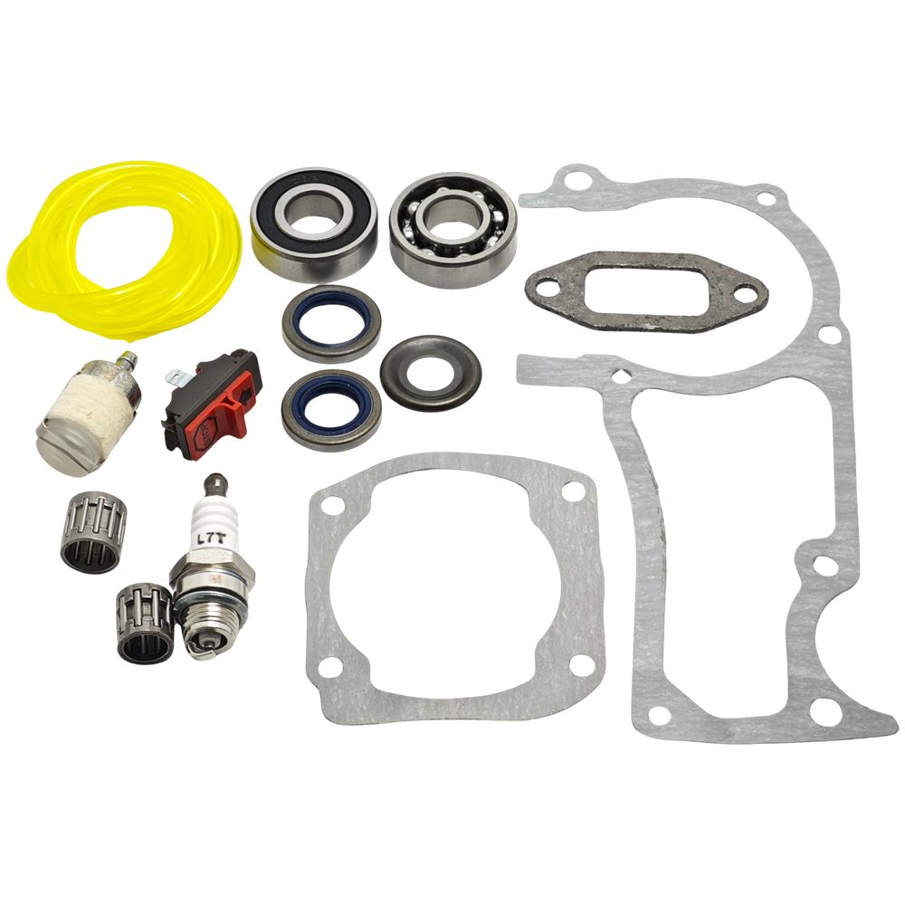 Crankshaft Bearings Seals Gaskets Kit For Husqvarna 362 365 371 372 372XP Chainsaw 503 64 72-01, 738 22 02-25, 503 96 15-01