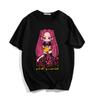 Huntrix Kpop Devil Hunter Mode Damen T-Shirt Jungen und Mädchen T-Shirt Sommer Geschenk Rundhals Kurzarm T-Shirt