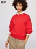 Smooth Cotton Crewneck Sweater