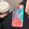 Watercolor Painting Marble Phone Case For Samsung NOTE 20 10 M23 M53 A80 A70 A50 A30 A24 A13 A12 A07 A06 A05S A04 A03S A03 Cover