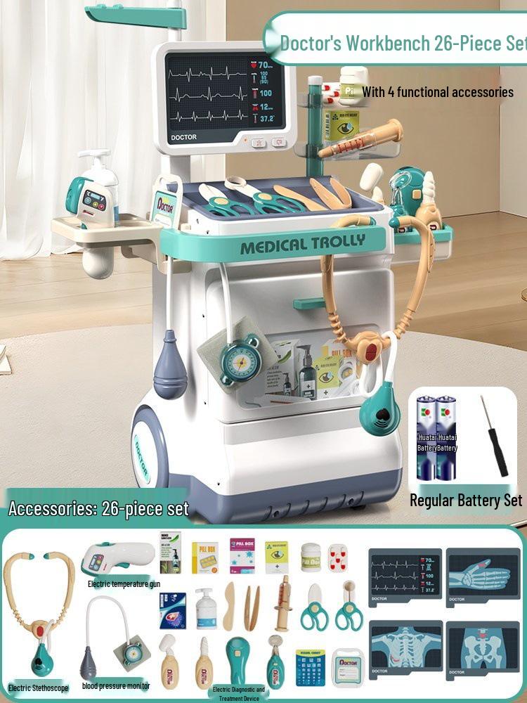 Kids' Educational Doctor Playset: Stethoscope & Clinic Simulation for Role-Playing