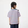 Girl's Striped Short Sleeve T-Shirt with 3D Patch