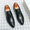Herbst Übergangsschuhe Loafer für Herren Blockabsatz Hochzeitsschuhe Business Handgefertigt Herren Kleiderschuhe Größe 38-46