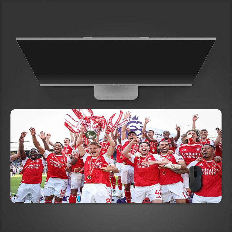 Arsenal Players Mouse Pad, Large Gaming Desk Mat, Non-slip XXL Mousepad for Laptop & Tablet, Mini PC Playmat with Stitched Edges