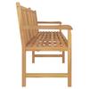 Garden Bench 228 cm Solid Teak Wood