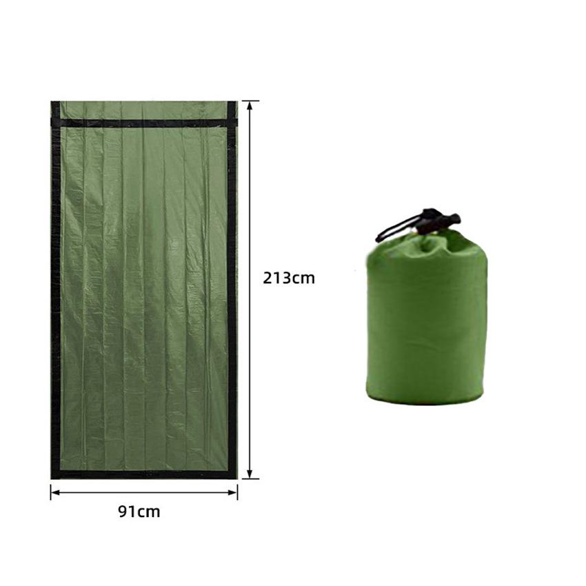 Emergency Thermal Sleeping Bag and Blanket for Outdoor Cold Protection and Disaster Relief