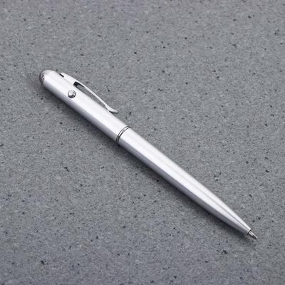 Plastic Material Silver Stationery Invisible Ink Pen UV Light Pen Ballpoint Pens Magic Secret Pen