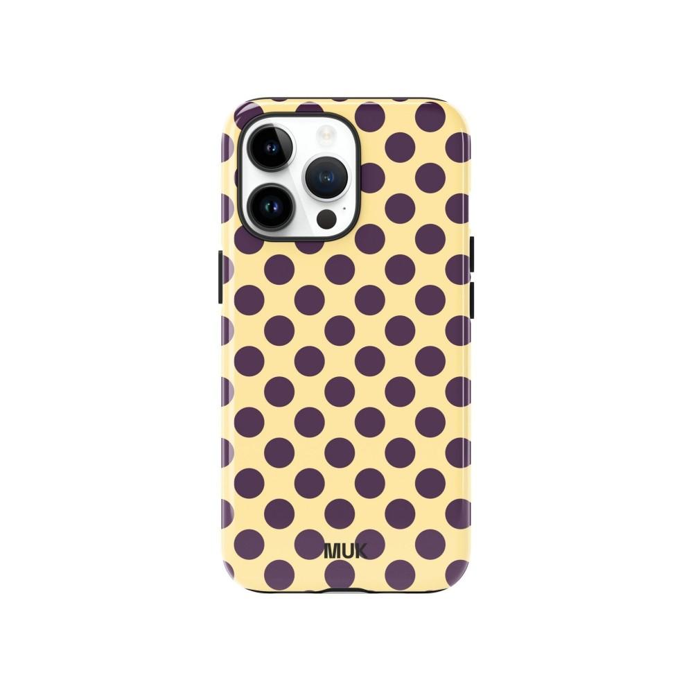 

Роскошный корейский цветной чехол Clmj Ins с точками для iPhone 17 17e 16e 16 15 14 13 12 XR XSMAX Air Pro Max Plus Двухслойный iPhone 17e
