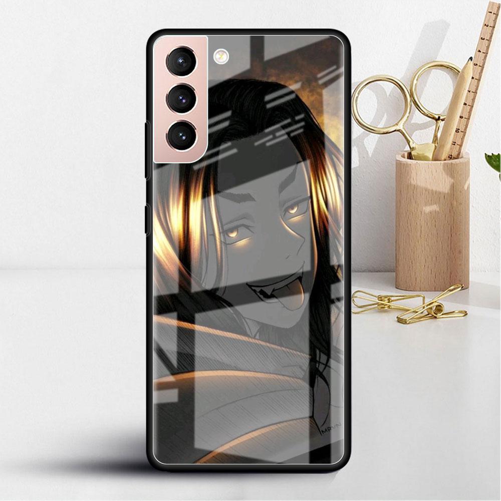 Glass Case For Samsung Galaxy S22 S20 FE S21 5G S10 S9 Plus Note 10 20 Lite Tempered Phone Cover Japan Anime Tokyo Revengers