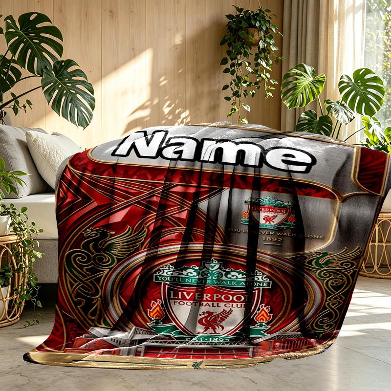 Custom Name Personalized LFC Print Blanket, Home Decor, Bedroom, Sofa, Camping, Couch, Gifts for Birthday Christmas