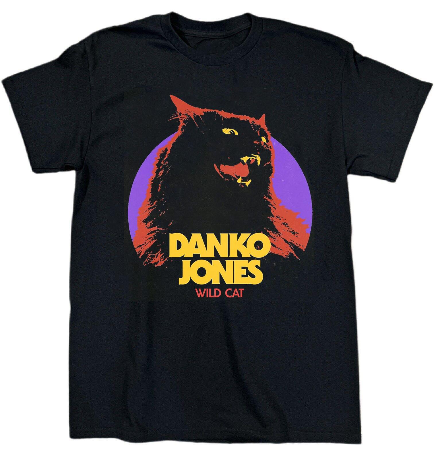 NEW Danko Jones Wild Cat Album Heavy Cotton Black T Shirt S-5XL BT668 XXXXL