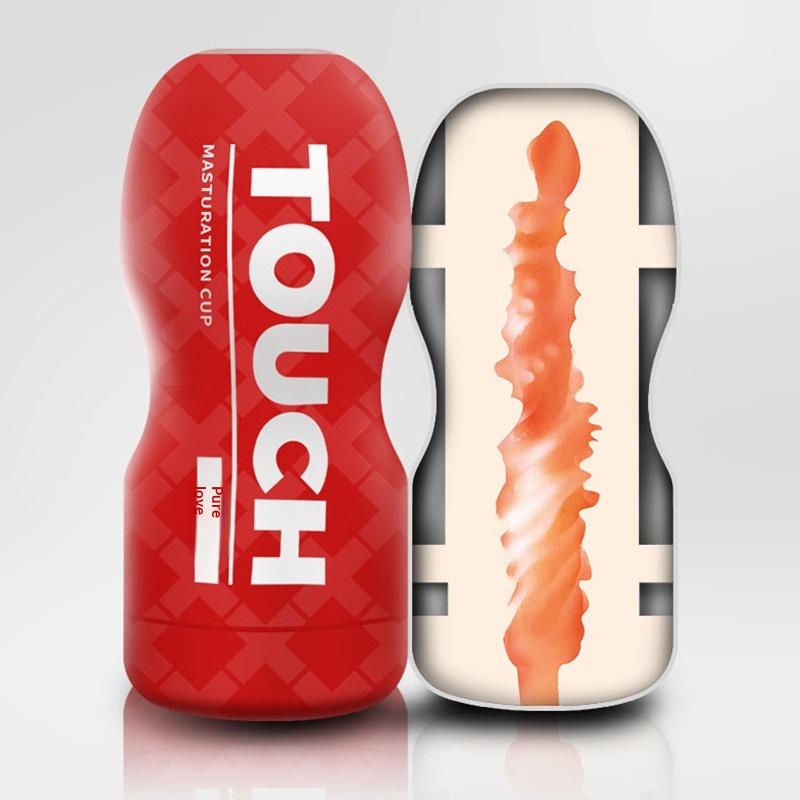 Vacuum Sucking Silicone Tight Pocket Pussy Aircraft Cup Realistic Vagina Anal Male Masturbator Adult Sex Toys For Men 18+