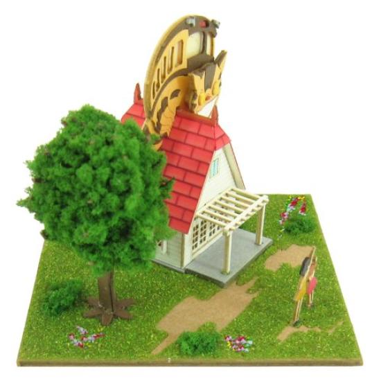 Totoro Sankei Studio Ghibli Mini My Neighbor Kusakabe House and Catbus Papercraft Non-scale MP07-02 Direct from Japan