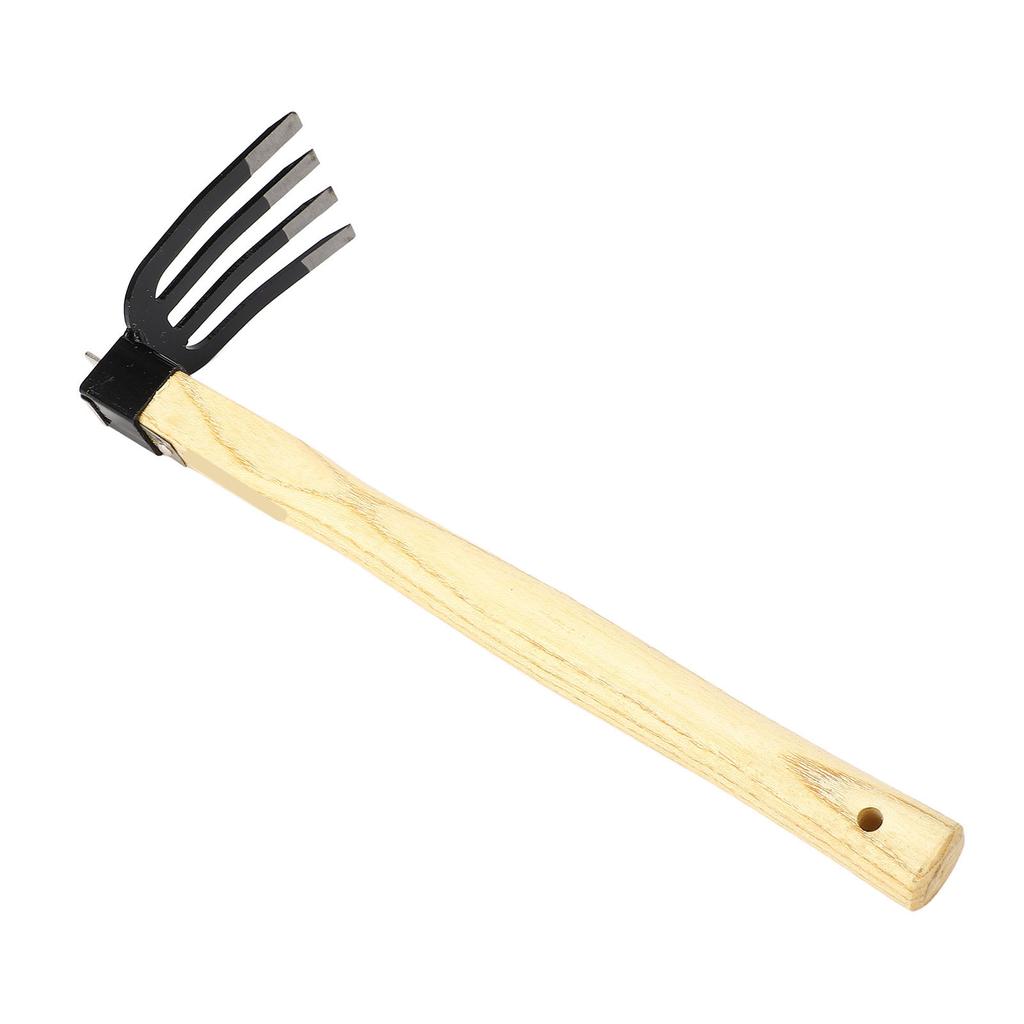 Çapa Çatal Kombo Ahşap Saplı Bahçe El Kazıcı Tırmık Bahçe El Aleti Toprağı Ezmek ve Havalandırmak İçin