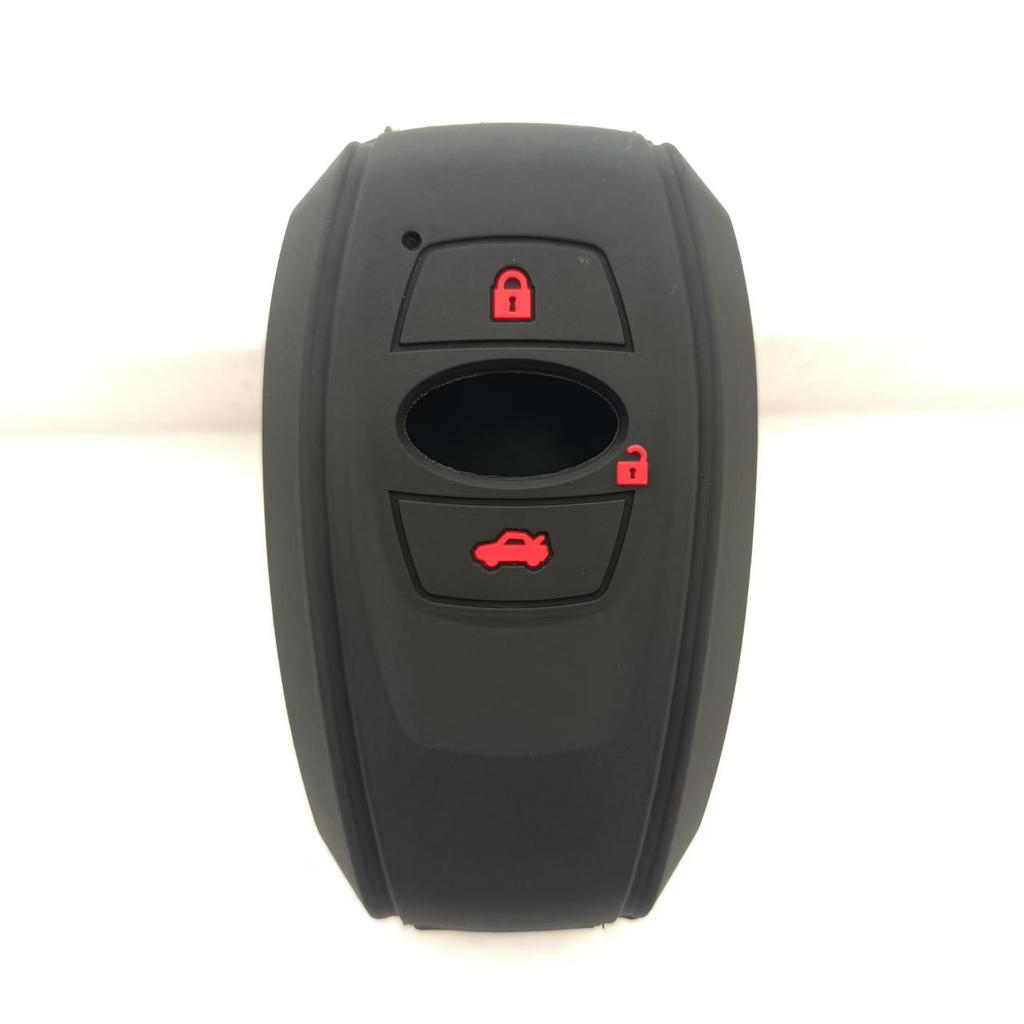 Silicon Skin Jacket Holder Key For Subaru Crosstrek Impreza Wrx Sti Brz Legacy Outback Remote Case Silicone Car Key Cover 4B