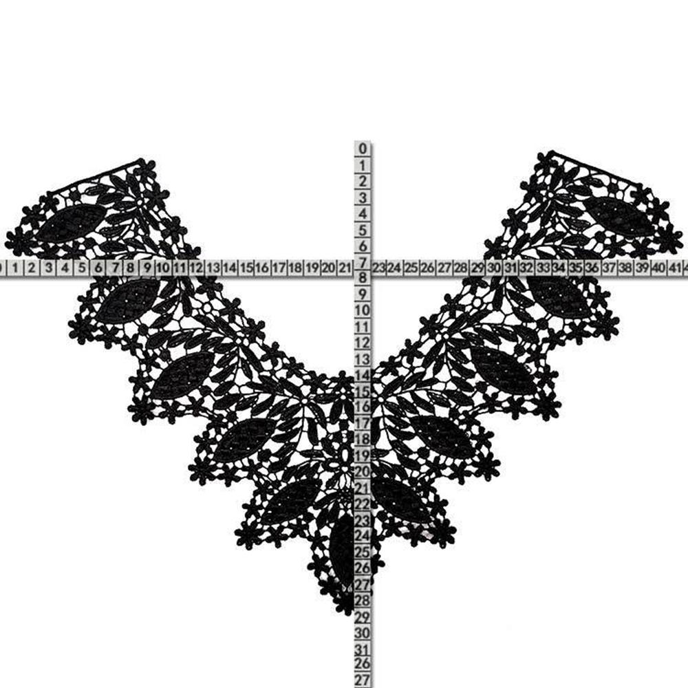 Style Flower Neckline Scrapbooking Collar Apparel Sewing Fabric Garment Accessories Embroidery Lace