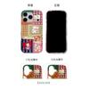 Niche ins splicing color square cartoon bear for apple 17promax mobile phone case iphone16pro