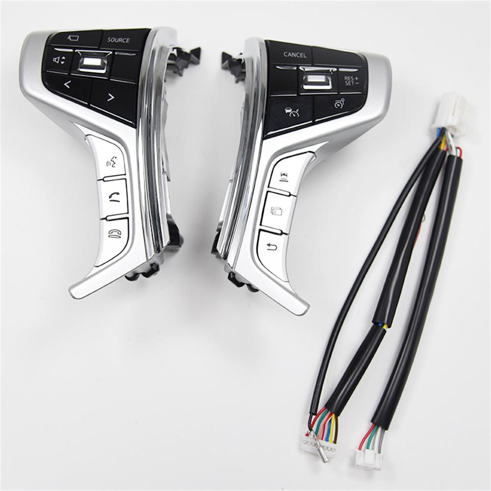 Steering Wheel Control Switch Set For Mitsubishi Outlander Pajero Sport 15-23