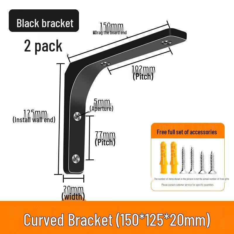 L-Shaped Shelf Brackets